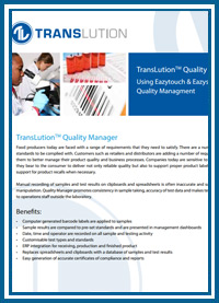 TransLution Quality Manager Brochure