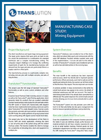 TransLution Case Study - Manufacturing: Mining