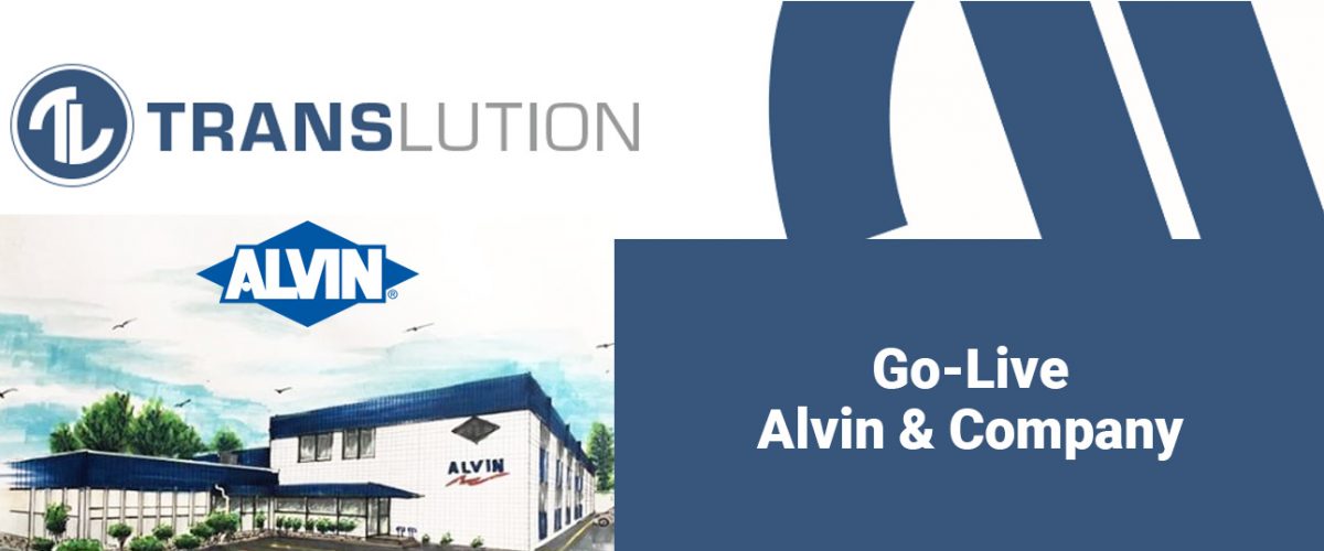 Alvin Goes Live with TransLution™ Software for Warehouse Management