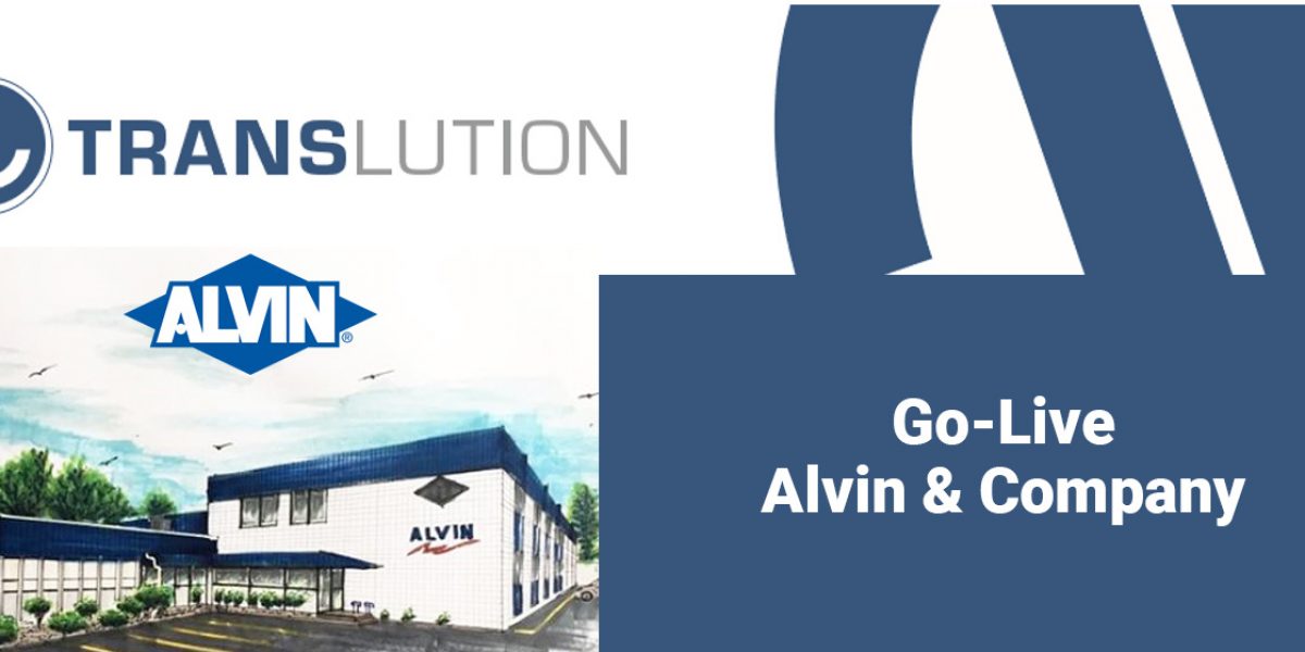 Alvin Goes Live with TransLution™ Software for Warehouse Management