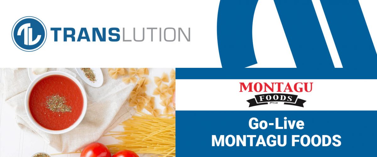 Montagu Foods uses TransLution™ to trace stock through jobs