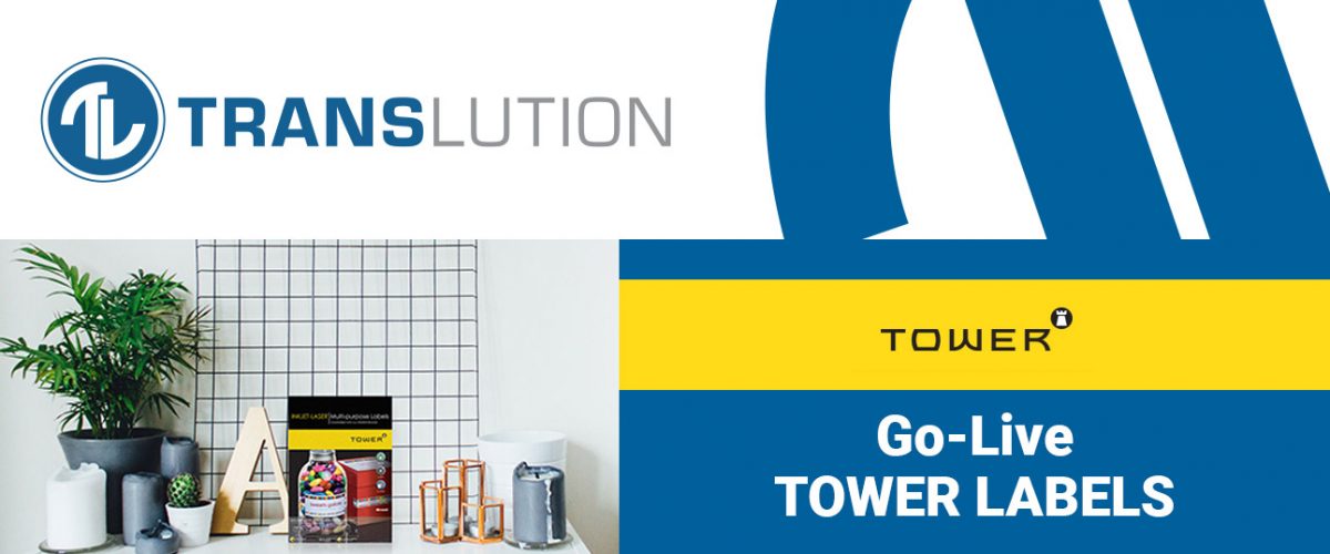TOWER utilises TransLution™ to assist with stock management and production tracking processes