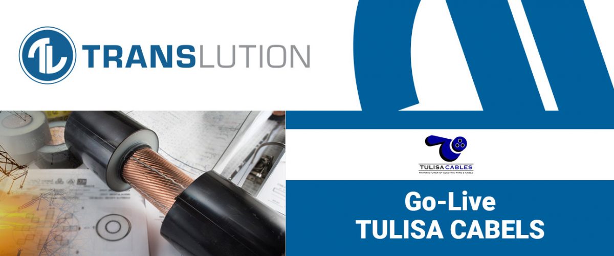 Tulisa Cables uses TransLution™ Software to allow technicians to update SYSPRO