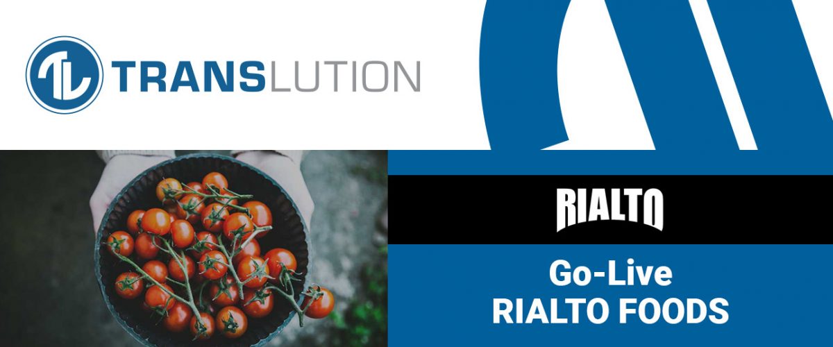 Rialto Foods Tracks Warehouse Stock with TransLution™ Software