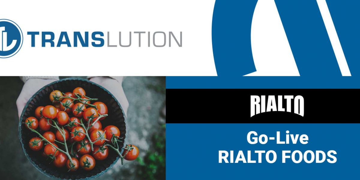 Rialto Foods Tracks Warehouse Stock with TransLution™ Software