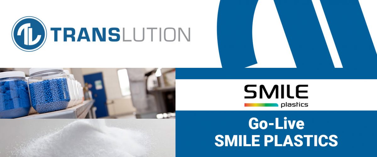 SMILE Plastics goes live with TransLution™ Software for improved Factory Floor Control