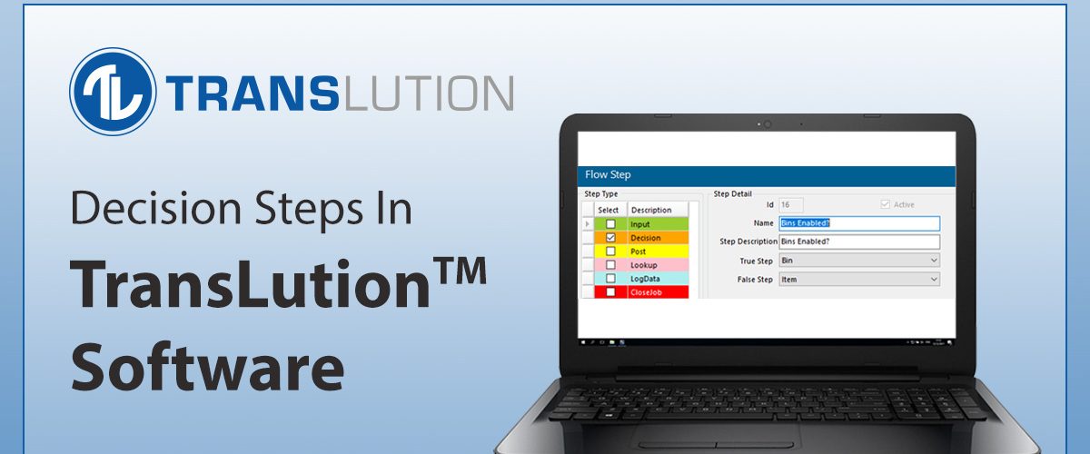 Decision Steps in TransLution™ Software