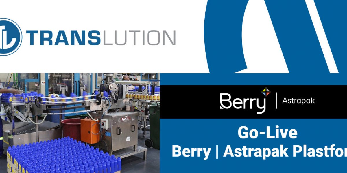 Berry | Astrapak Plastform uses TransLution™ Software to facilitate the movement and management of stock