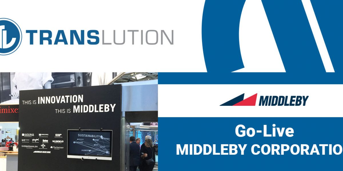 Middleby Corporation expands TransLution implementation to manage Electronic data interchange (EDI)