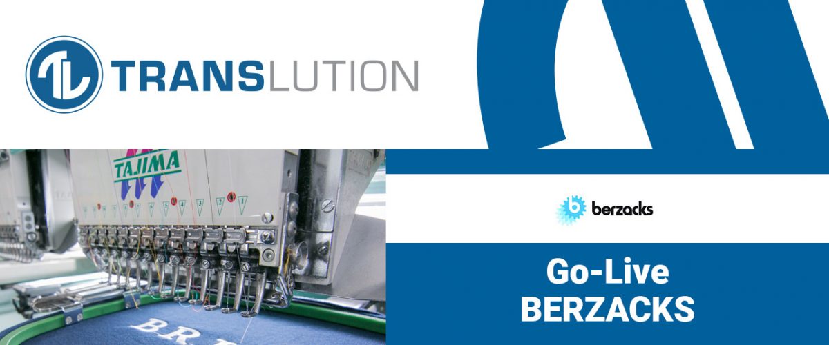 Berzacks selects TransLution™ Software to help manage stock in SAGE