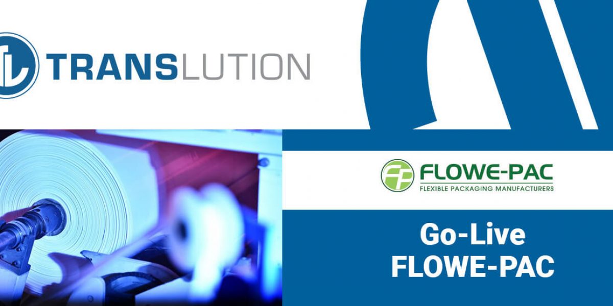 Flowe-Pac implements TransLution™ Software for a barcoded label printing solution