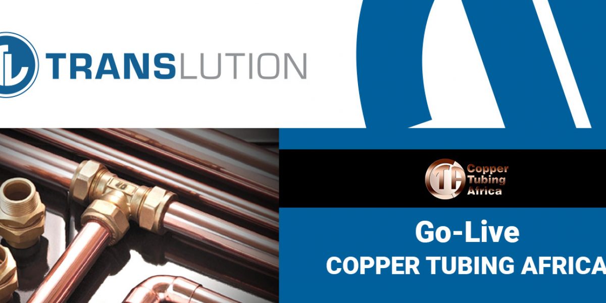Copper Tubing Africa chooses TransLution Software to help manage production of copper pipes