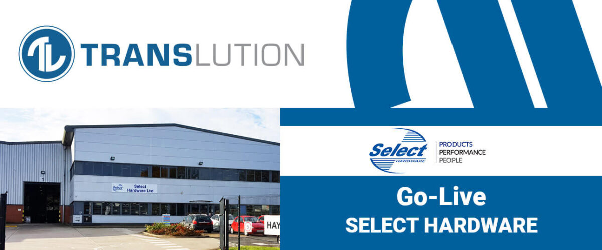 Select Hardware elects to implement TransLution Software for Warehouse Management Integrated with SYSPRO