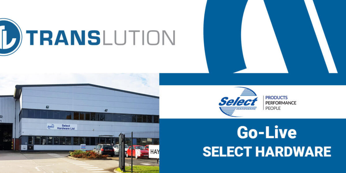 Select Hardware elects to implement TransLution Software for Warehouse Management Integrated with SYSPRO