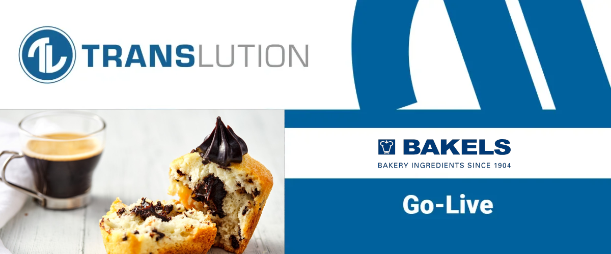 Bakels Orley Goes Live with TransLution Software TransLution™ Software